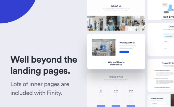Finity - React Gatsby Landing Page Template for SaaS & Startup - 5