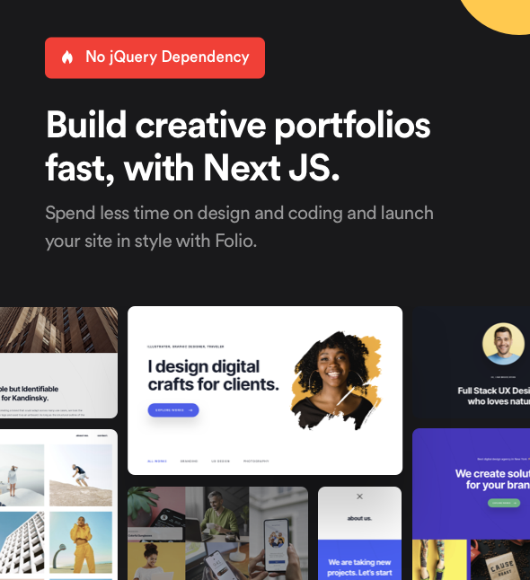 Folio - Creative Next JS Portfolio Template - 2