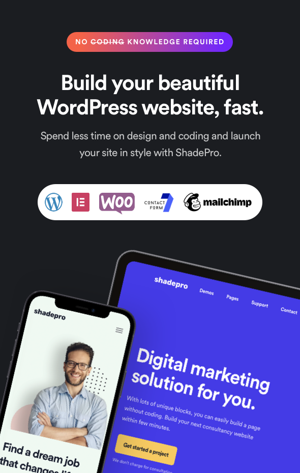 ShadePro – Multi-Purpose WordPress Theme